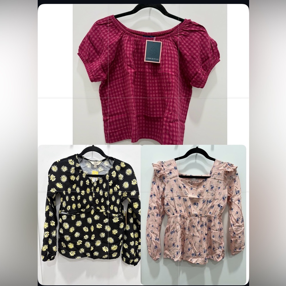 Girls size large 12-14 tops new with tags